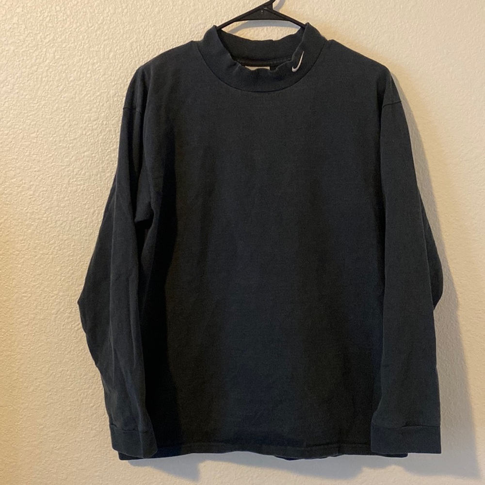 Vintage Y2K Nike Center Swoosh Check Long Sleeve T Shirt